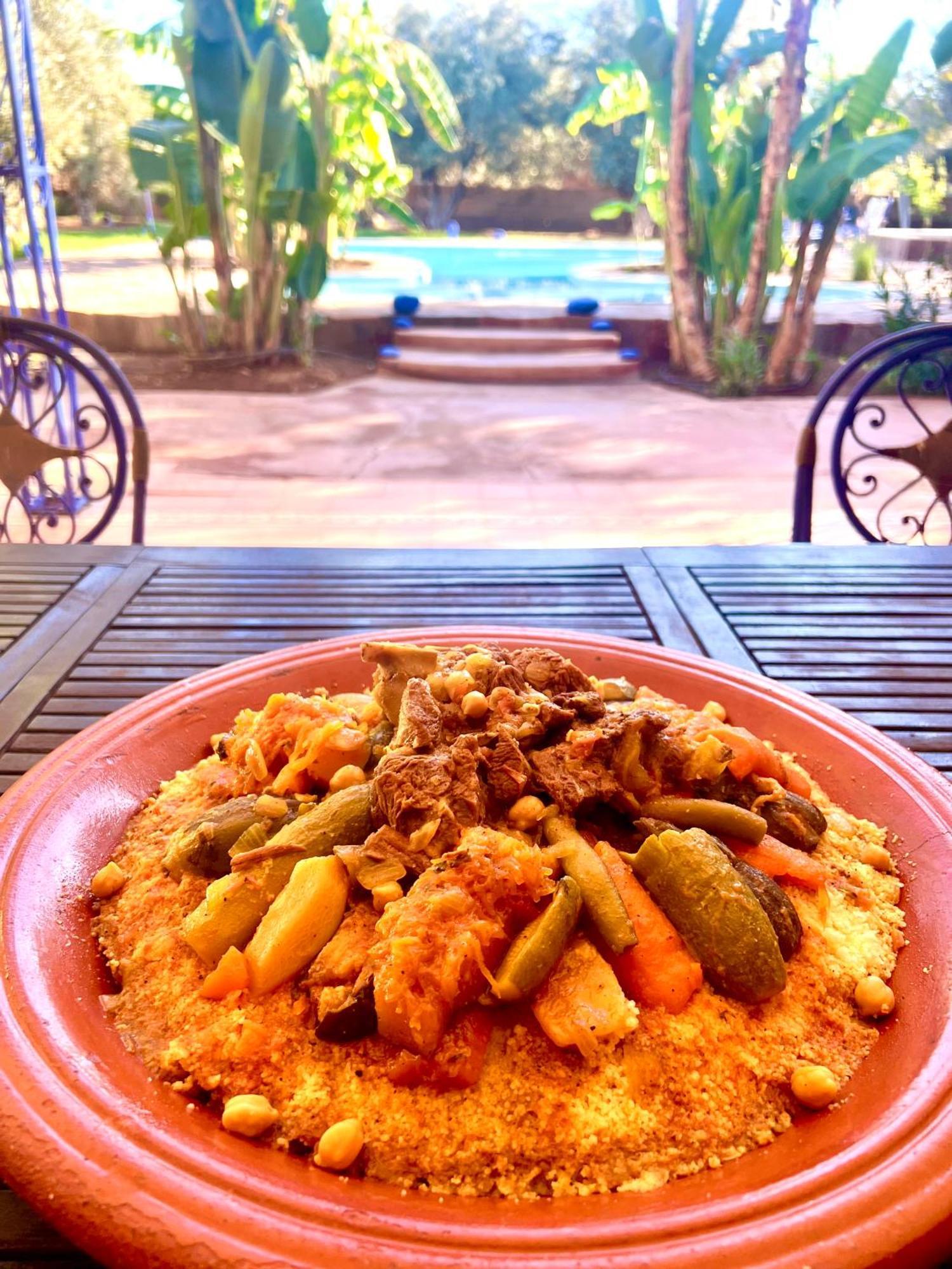 Le Domaine De Carole Marrakech Bed and Breakfast Douar Akkara Buitenkant foto